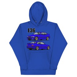 E36 Kupee Sinine Unisex Pusa