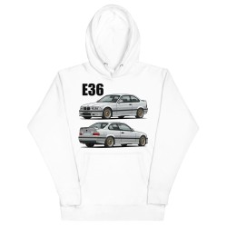 E36 Kupee Valge Unisex Pusa