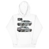 E36 Kupee Valge Unisex Pusa