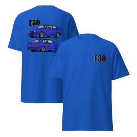E30 Kupee Sinine Unisex T-särk