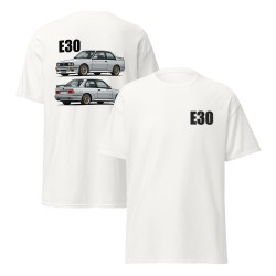 E30 Kupee Valge Unisex T-särk