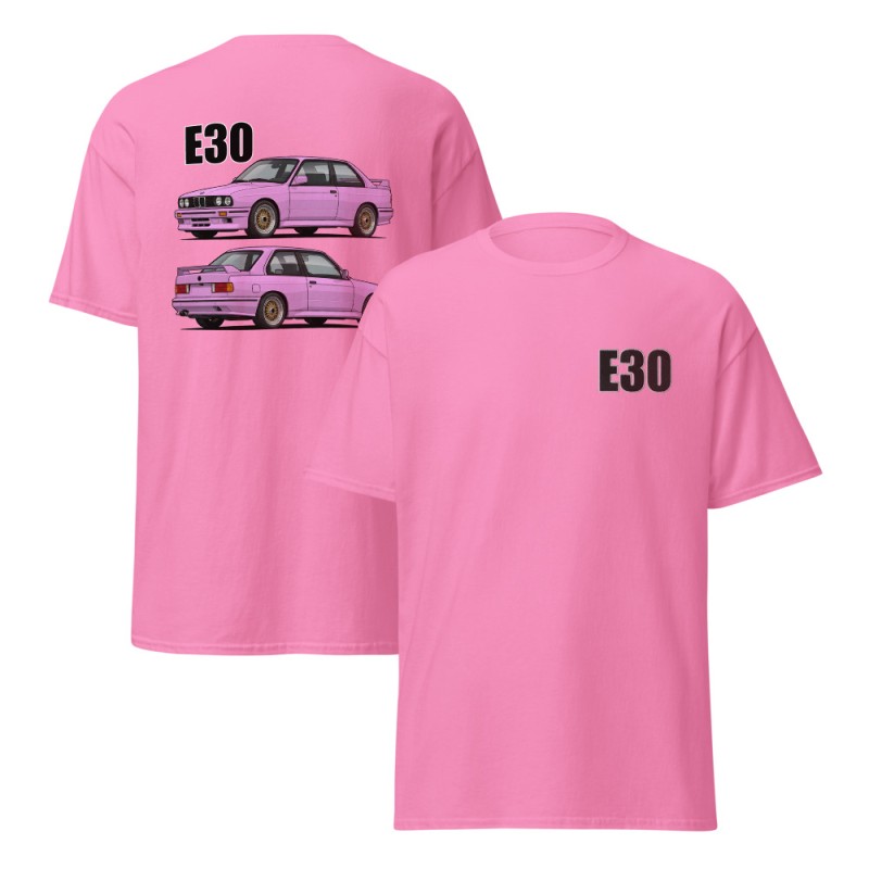 E30 Kupee Roosa Unisex T-Särk