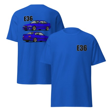 E36 Kupee Sinine Unisex T-Särk